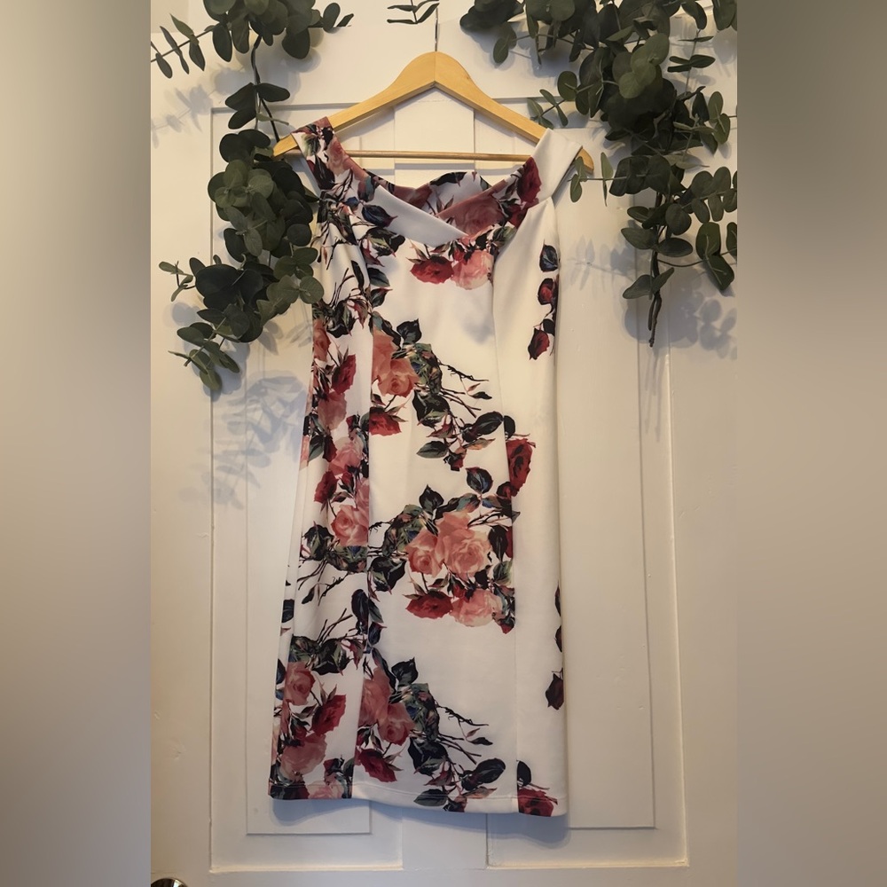 VENUS Floral Print Dress, Size M